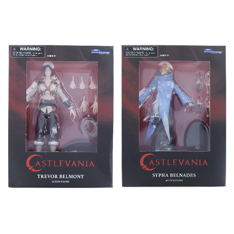 Stranger Things Demogorgon and Character Action Figures Castlevania 7 Inch Action Figures Set of 2 | Sypha Belnades & Trevor Belmont Stranger Things Demogorgon and Character Action Figures Castlevania 7 Inch Action Figures Set of 2 | Sypha Belnades & Trevor Belmont
