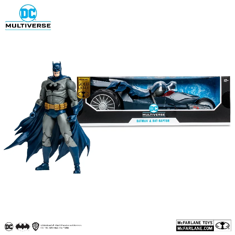 Kingdom Hearts Sora and Donald Duck Action Figures​ DC Multiverse Batman & Bat-Raptor (The Batman Who Laughs) (Gold Label) Action Figure 2 Pack - McFarlane Toys