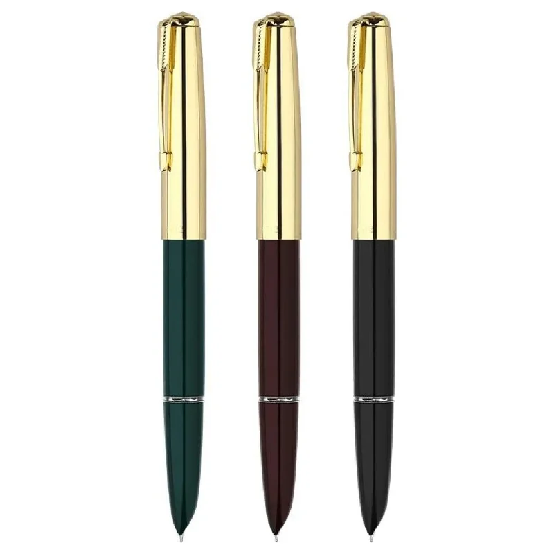 Budget - friendly art supplies for students on a tight budget​ Hero 616 Classic Gold Cap Fountain Pen