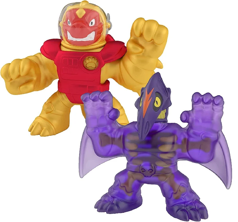 Star Wars Lightsaber - Wielding Action Figures Heroes of Goo Jit Zu Galaxy Attack Versus Pack | Sun Fire Blazagon vs Dark Matter Terrack Star Wars Lightsaber - Wielding Action Figures Heroes of Goo Jit Zu Galaxy Attack Versus Pack | Sun Fire Blazagon vs Dark Matter Terrack