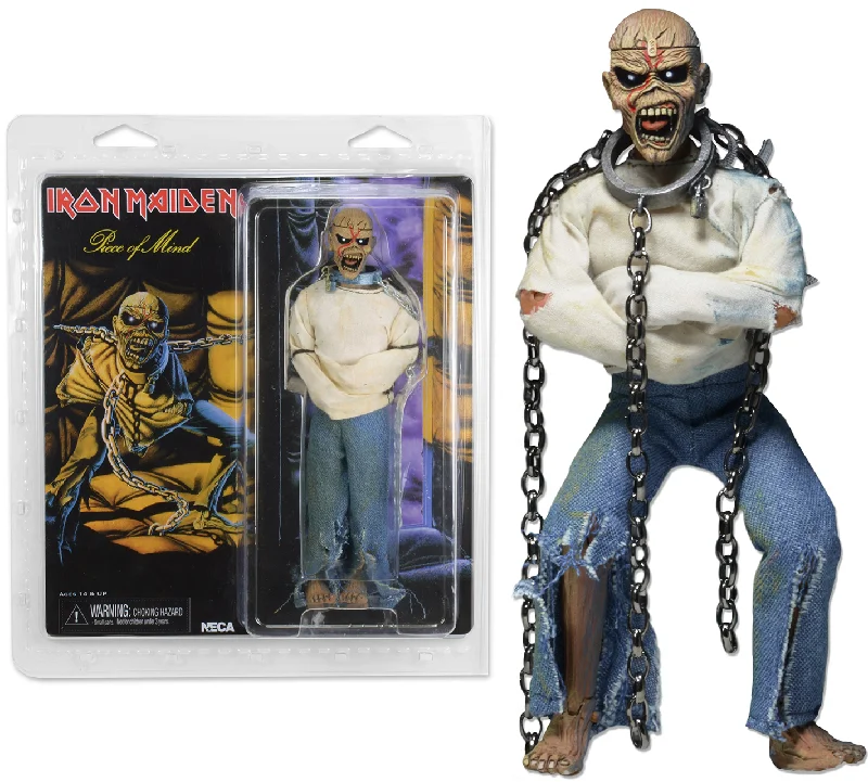 Incredibles Family Action Figures​ Iron Maiden – Piece of Mind Eddie 8” Clothed Action Figure - NECA