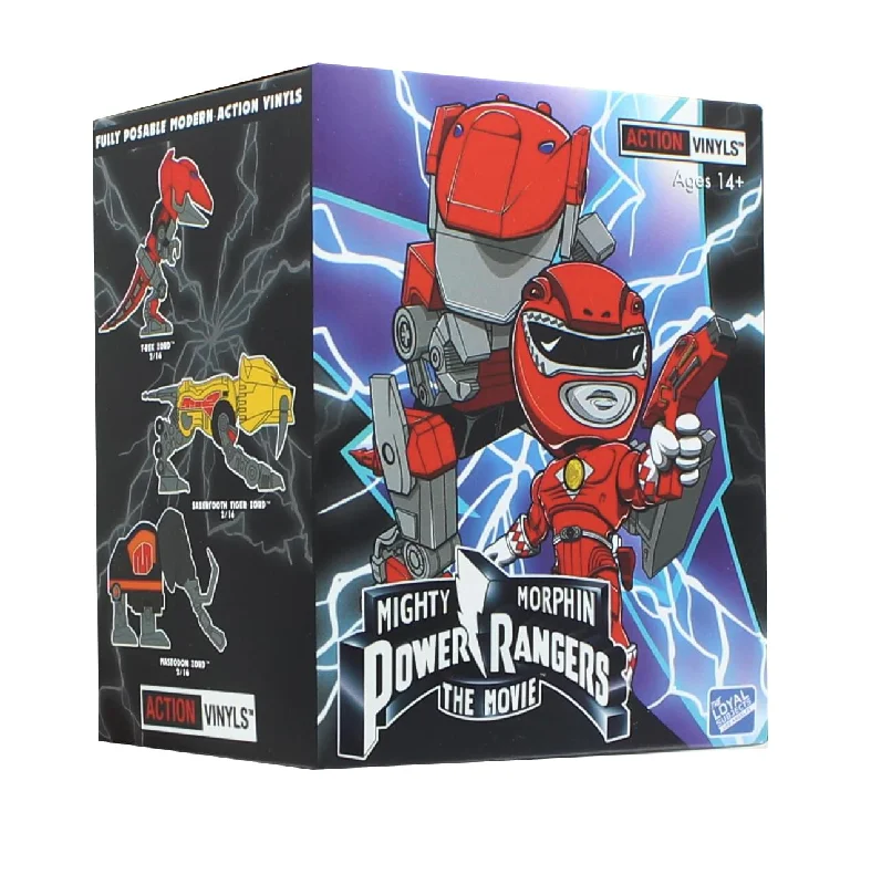 Lalaloopsy Doll - Inspired Action Figures​ Mighty Morphin Power Rangers Blind Box 3" Action Vinyls Series 2, One Random