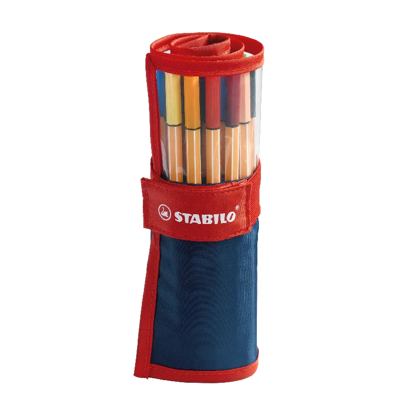 Painting and handicraft supplies for pet - themed projects​ Stabilo Point 88 Fineliner Assorted Rollerset of 25