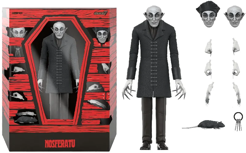Hot Wheels Action Figures with Race - Track Accessories Universal Monsters Nosferatu ULTIMATES! Count Orlok 7" Inch Scale Action Figure - Super7 Hot Wheels Action Figures with Race - Track Accessories Universal Monsters Nosferatu ULTIMATES! Count Orlok 7" Inch Scale Action Figure - Super7