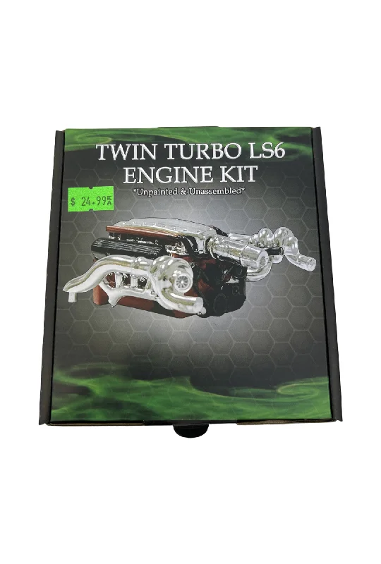Model train scenery for creating realistic layouts​ DDA 1/24 LC/LJ Twin Turbo LS6 Torana Engine Plastic Kit Accessory Pack [DDA625A]