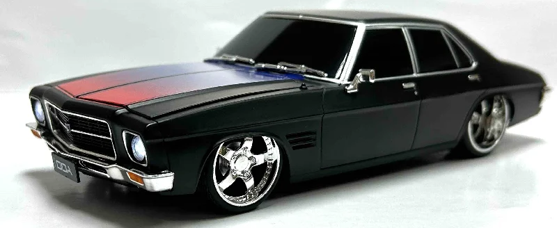 Fuel - efficient trucks for freight transportation DDA 1/24 Matte Black w/Red/Blue Holden HQ Custom Light Up - Pre-Assembled Plastic Model Fuel - efficient trucks for freight transportation DDA 1/24 Matte Black w/Red/Blue Holden HQ Custom Light Up - Pre-Assembled Plastic Model