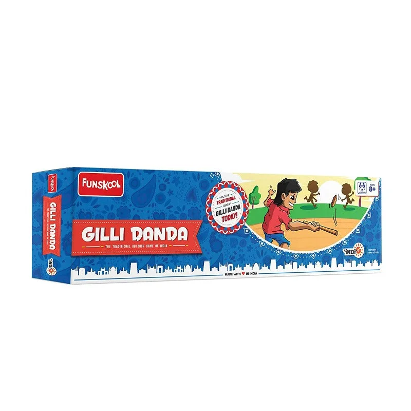 Wooden teeter - totter toys for social play​ Gilli Danda: The Traditional Outdoor Game of India