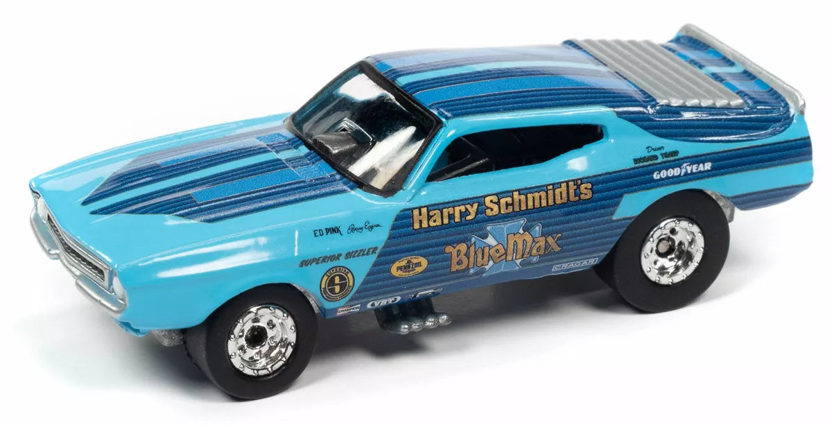 Motorboats for fishing and water cruising​ Racing Champions 1/64 1973 Ford Mustang Blue Max Funny Car Diecast Model