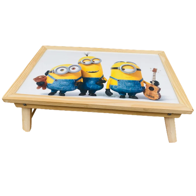 Wooden puzzles for improving problem - solving skills​ Wooden Printed Study Table (comes with different prints)