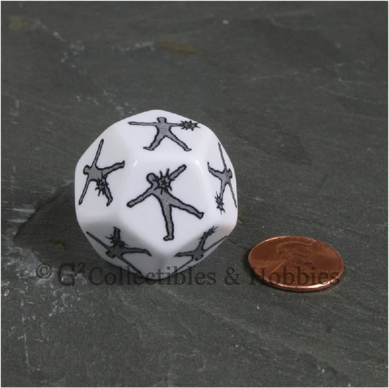 Plush toys for cyclists with bike - related details​ D12 Body Part Hit Location Die