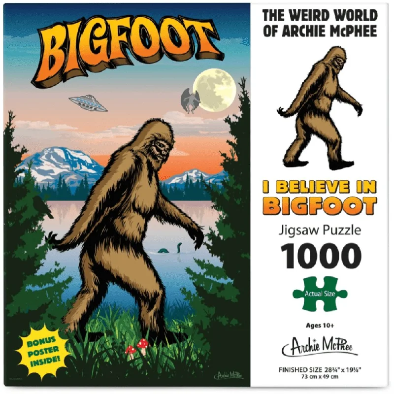 Puzzle events for community gatherings​ I Believe In Bigfoot