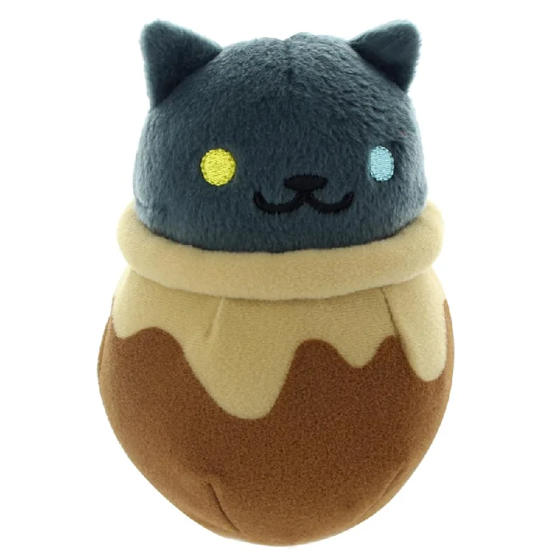 Plush toys for long - distance relationships as a keepsake​ Neko Atsume: Kitty Collector 6" Plush: Pepper Pot