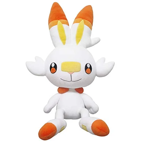 Plush toys for meteorologists with cloud - or rain - shaped features​ "Pokemon" Mochifuwa Cushion PZ47 Scorbunny