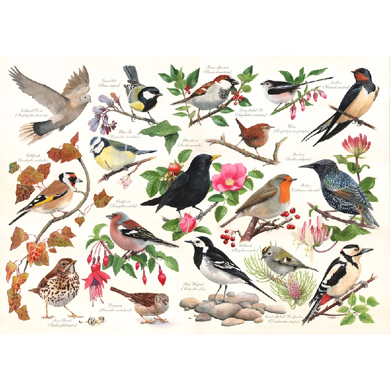 Puzzle - inspired music with puzzle - related lyrics​ The House of Puzzles Birds In My Garden, 1000 Piece Jigsaw Puzzle