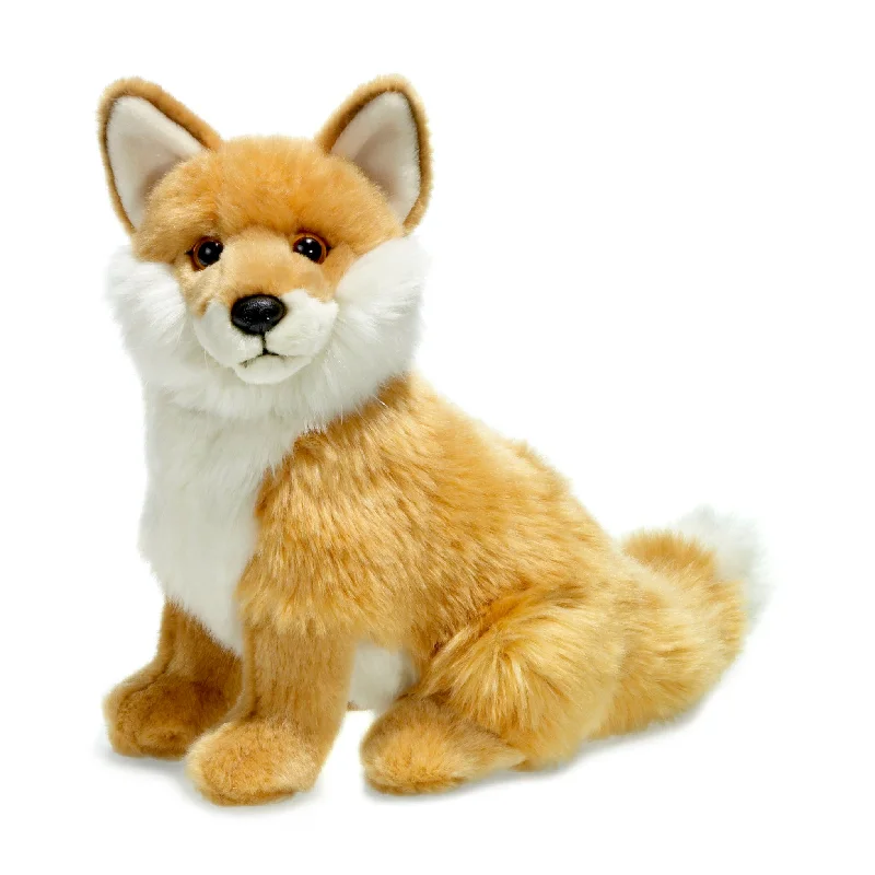Farm animal plush toys for rural - themed nurseries​ WWF Plush Red Fox Sitting