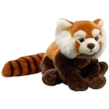 Travel - friendly plush toys that are compact and lightweight​ WWF Plush Red Panda